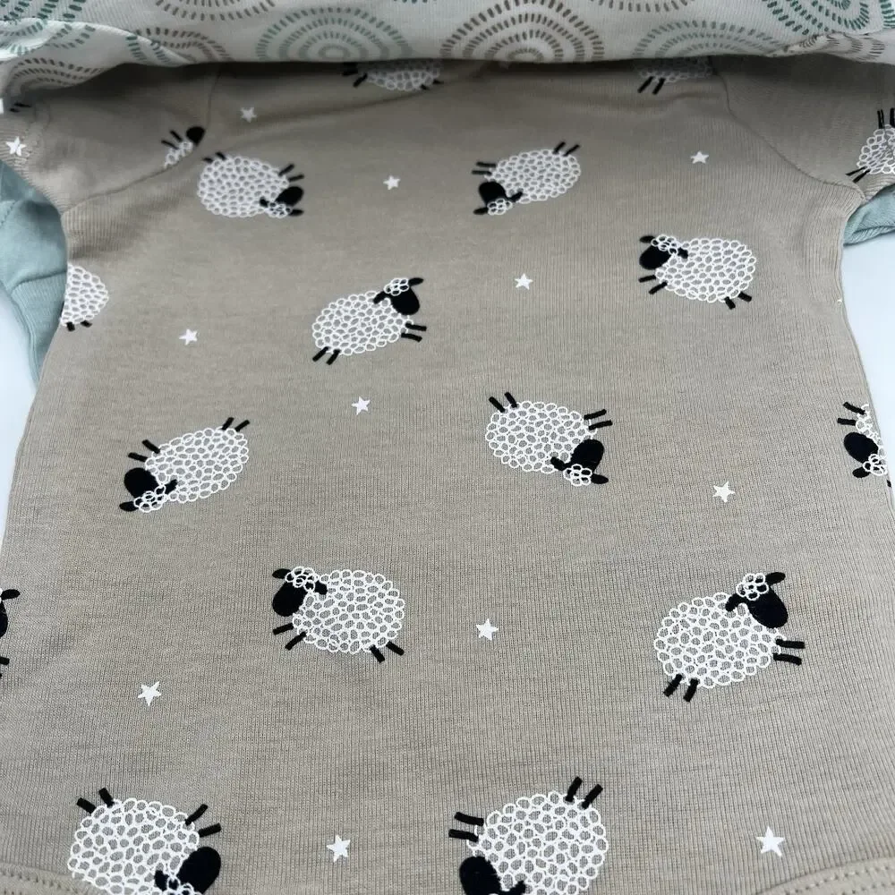 Lullaby Lane 6-9 Months Unisex Boy Girl 5 Piece Bodysuit Set Short Sleeve NWT
